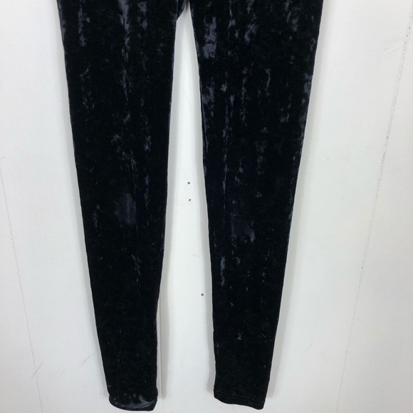 Aerie Black Velour Leggings Sz S - Picture 5 of 11